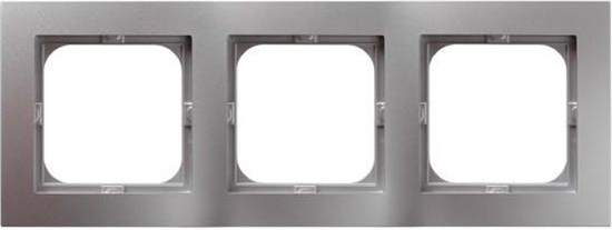 Изображение Ospel Ramka AS 3-krotna srebrny (R-3G/18)