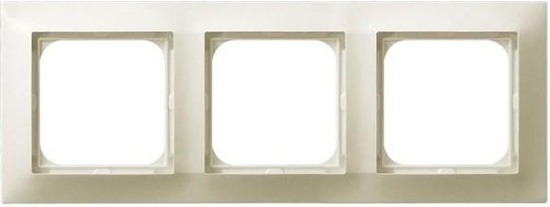 Изображение Ospel Ramka potrójna Impresja ecru (R-3Y/27)