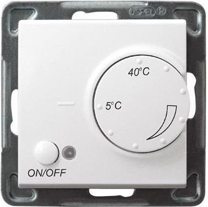 Picture of Ospel SONATA Regulator temperatury czujnik napowietrzny biały (RTP-1RN/m/00)