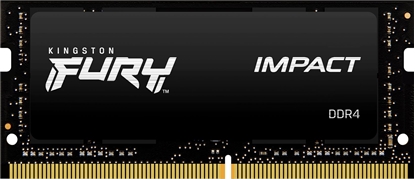 Изображение Pamięć do laptopa Kingston Fury Impact, SODIMM, DDR4, 8 GB, 2666 MHz, CL15 (KF426S15IB/8)