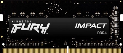 Attēls no Pamięć do laptopa Kingston Fury Impact, SODIMM, DDR4, 8 GB, 3200 MHz, CL20 (KF432S20IB/8)