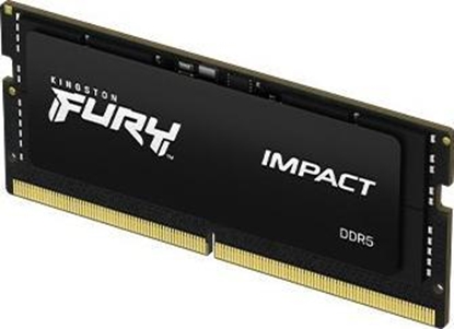 Изображение Pamięć do laptopa Kingston Fury Impact, SODIMM, DDR5, 16 GB, 4800 MHz, CL38 (KF548S38IB-16                  )