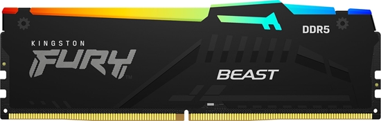 Изображение Pami Kingston Fury Beast RGB, DDR5, 16 GB, 5600MHz, CL40 (KF556C40BBA-16)