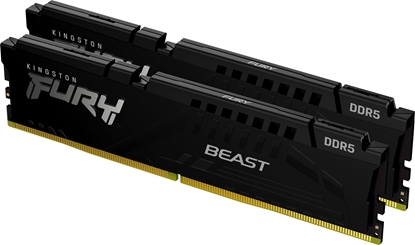 Изображение Pamięć Kingston Fury Beast, DDR5, 32 GB, 5200MHz, CL40 (KF552C40BBK2-32)
