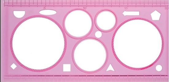 Изображение Panta Plast Szablon krelarski z koami 20cm 84823