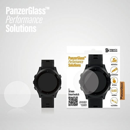 Picture of PanzerGlass Szko hartowane 30mm Galaxy Watch3
