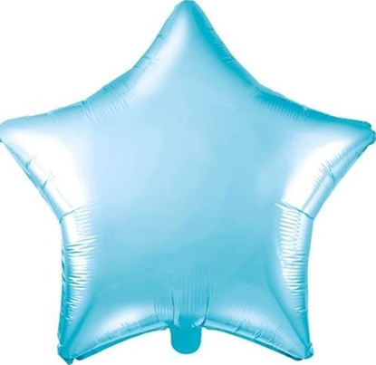 Attēls no Party Deco Balon foliowy Gwiazdka, błękitny, 48cm uniwersalny
