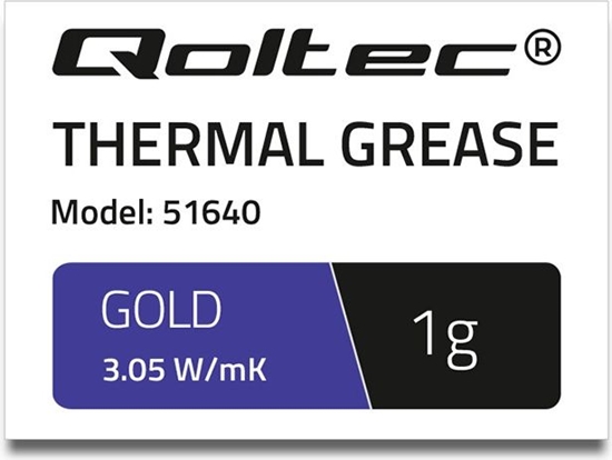 Picture of Pasta termoprzewodzca Qoltec Gold 1g (51640)