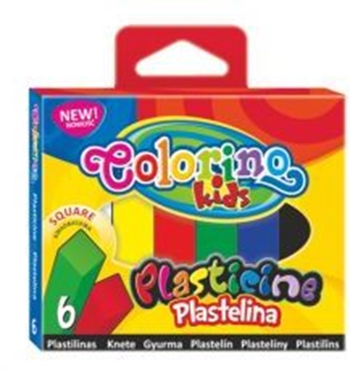 Attēls no Patio Plastelina kwadratowa 6 kolorów Colorino (979804)