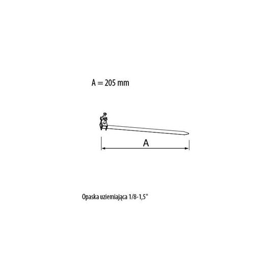 Picture of Pawbol Opaska uziemiajca 1/8-1,5'' (R.8181)