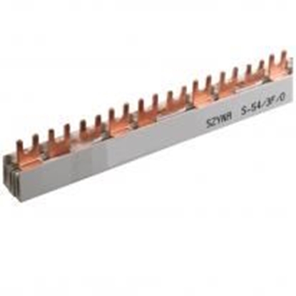 Attēls no Pawbol Szyna czeniowa 1P 63A 10mm2 widekowa 12mod. S-12 (E.4300)