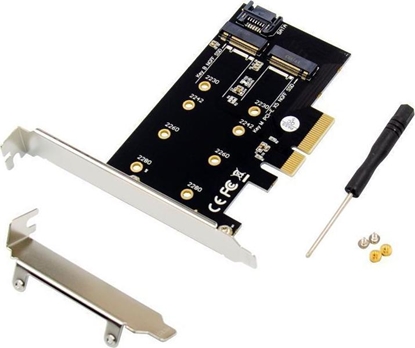 Picture of Kontroler MicroConnect PCIe x4 M.2 B & M Key NVMe