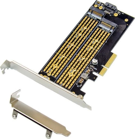 Picture of Kontroler MicroConnect PCIe x4 M.2 Key NMVe SSD Adapt