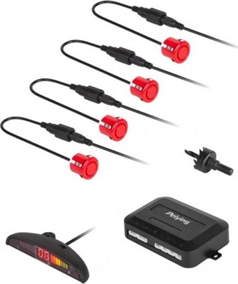 Attēls no PeiYing Samochodowe czujniki parkowania z wywietlaczem (ty) Peiying - czerwone