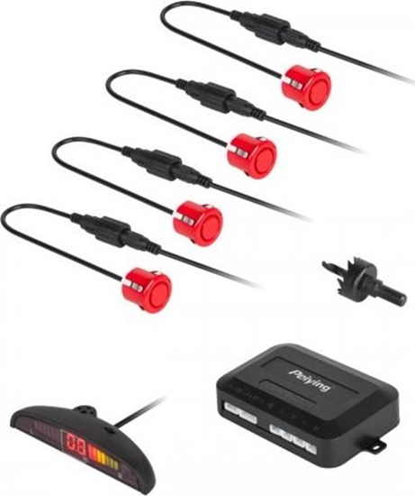 Picture of PeiYing Samochodowe czujniki parkowania z wywietlaczem (ty) Peiying - czerwone