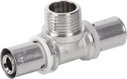 Picture of Perfexim Trójnik zaprasowywany wkrtny 739 16xG1/2x16 Z (62-739-1615-000)