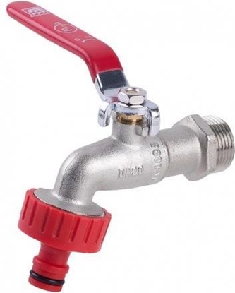 Picture of Perfexim Zawór czerpalny 3/4" eliwny ocynkowany z szybkozczk do wa 3099 G3/4 PN10 DN20 7/28 (F301-009-0200-005)