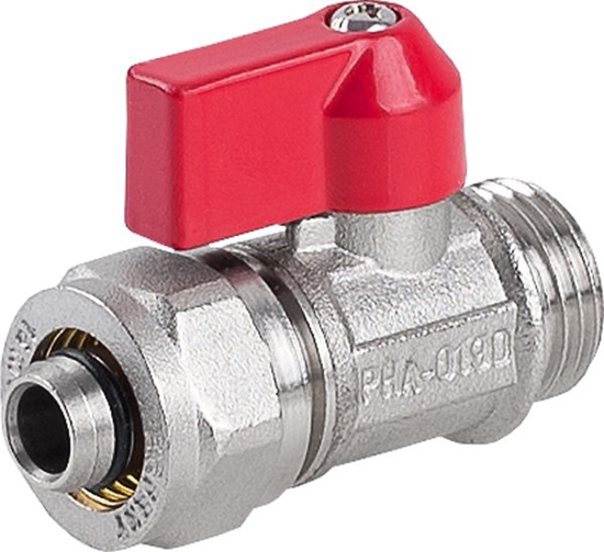 Picture of Perfexim Zawór kulowy mini 1/2" czerwony (01-019-0000-001)