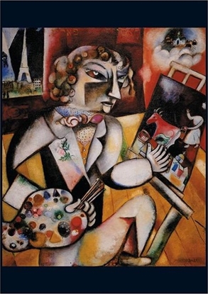 Изображение Piatnik Puzzle 1000 - Chagall Autoportret