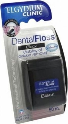 Изображение Pierre Fabre Ni dentystyczna Elgydium Dentalfloss czarna 50m