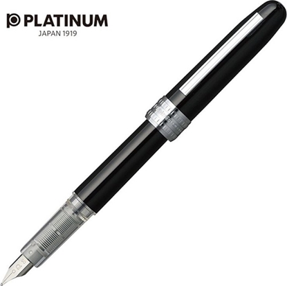 Picture of Platinum Pióro wieczne Platinum Plaisir Black, F, czarne