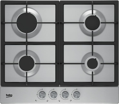 Picture of Beko HIAG 64225 SX Stainless steel Built-in Gas 4 zone(s)