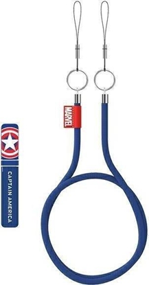 Изображение Podstawka Samsung Zestaw akcesoriów Samsung GP-TOU021HIILW do etui Protective Standing Cover S22/S22+/S22 Ultra Kapitan Ameryka Marvel niebieski