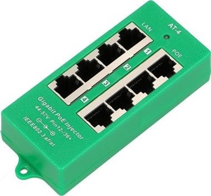 Изображение ExtraLink EXTRALINK ACTIVE POE INJECTOR 4 PORT GIGABIT 802.3AT/AF MODE A