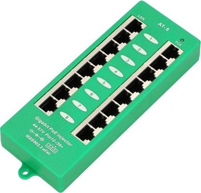Изображение ExtraLink EXTRALINK ACTIVE POE INJECTOR 8 PORT GIGABIT 802.3AT/AF MODE A
