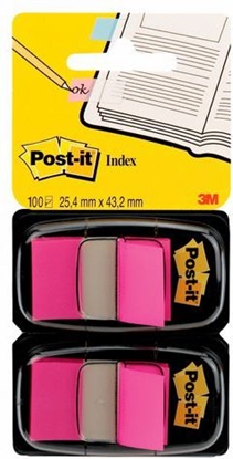 Picture of Post-it Zakadki indeksujce 680-BP2EU jaskrawo róowe, 25x43mm, 2x50sztuk (3M0098)