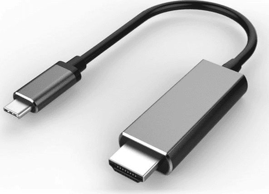 Picture of Adapter USB PremiumCord USB-C - HDMI Srebrny  (ku31hdmi08)