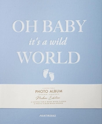 Изображение Printworks Fotoalbum. Baby It's a Wild World. Niebieski