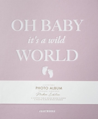 Изображение Printworks Fotoalbum. Baby It's a Wild World. Różowy