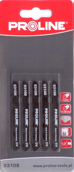 Picture of Pro-Line Brzeszczoty do wyrzynarki 5szt. 75mm 12TPI typ T - 93108