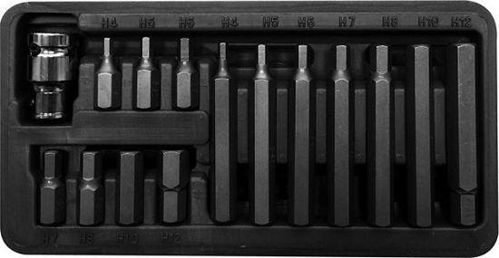 Picture of Pro-Line Zestaw bitów 3/8" Hex 4-12 15 elementów (10743)