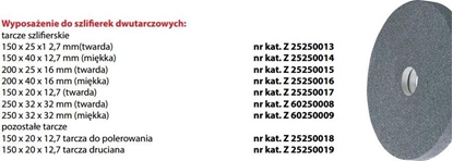 Attēls no Proma Tarcza szlifierska 200x40x16 mikka (PM25250016)