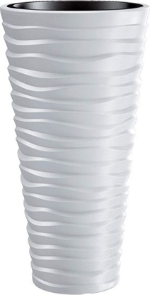 Изображение Prosperplast Doniczka z wkadem Sand Slim DPSA400 biaa