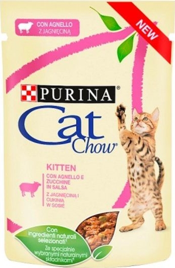 Изображение Purina Purina Cat Chow Kitten Jagnicina saszetka 85g