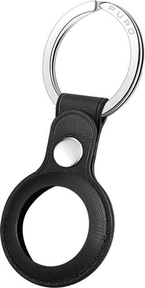 Picture of Puro Etui ze skóry ekologicznej Puro SKY Case Apple AirTag (czarny)