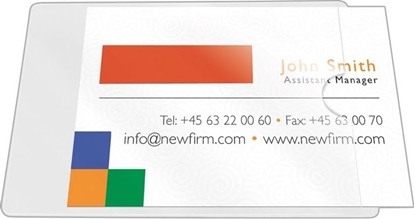 Picture of Q-Connect Kiesze samoprzylepna Q-CONNECT, na wizytówki, rozc. na kr. boku, 60x95mm, 10szt.