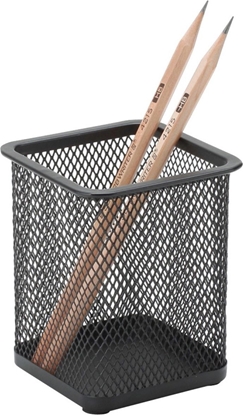 Attēls no Q-Connect POJEMNIK NA DUGOPISY Q-CONNECT OFFICE SET, METALOWY, KWADRAT, CZARNY KF15106