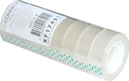 Picture of QConnect Tama biurowa 18mm x 30m transparentna 8 szt