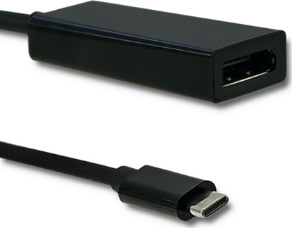 Изображение Adapter USB Qoltec USB-C - DisplayPort Czarny  (50377)