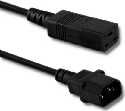 Изображение Kabel zasilajcy Qoltec Kabel zasilajcy Qoltec do UPS | C14/C19 | 2m