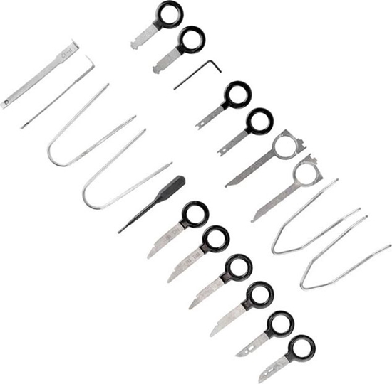 Picture of Quixx Zestaw cigaczy do demontau radia i nawigacji (20 elementów, wykonane ze stali nierdzewnej)
