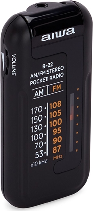 Picture of AIWA kabatas radio ar austiņām, melns