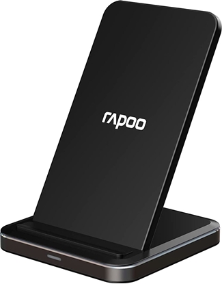 Attēls no Rapoo XC220 black            10W Wireless QI Dual Chargeing Stand