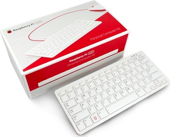 Изображение Raspberry Pi 400 4GB RAM Personal Computer Kit US + Akcesoria (RPI-17919)