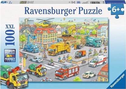 Изображение Ravensburger Puzzle 100 Pocig w miecie XXL