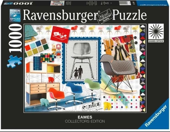 Изображение Ravensburger Puzzle 1000el Eames design Spectrum 169009 RAVENSBURGER